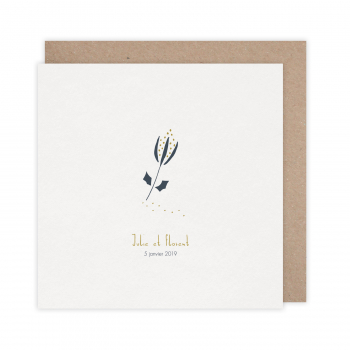 Monsieur Papier - Wedding invitation Chardon maritime
