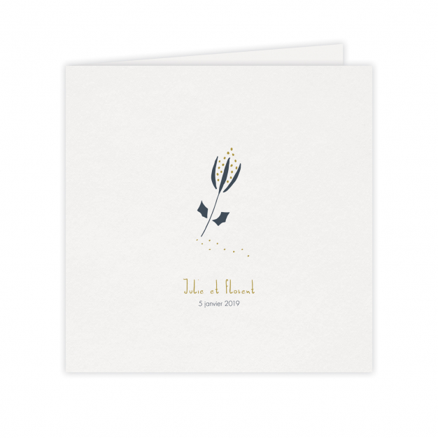 Monsieur Papier - Wedding invitation Chardon maritime