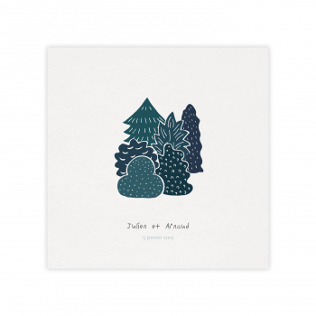 Monsieur Papier - Faire-part mariage Dans les bois 1