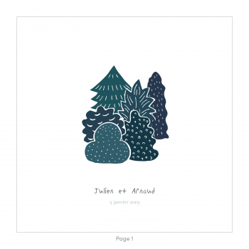 Monsieur Papier - Faire-part mariage Dans les bois 1