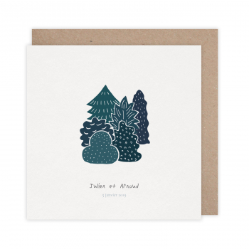 Monsieur Papier - Faire-part mariage Dans les bois 1