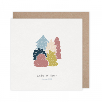 Monsieur Papier - Faire-part mariage Dans les bois 1