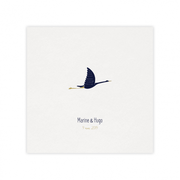 Monsieur Papier - Wedding invitation Grue