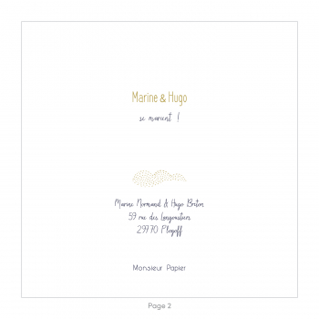 Monsieur Papier - Wedding invitation Grue