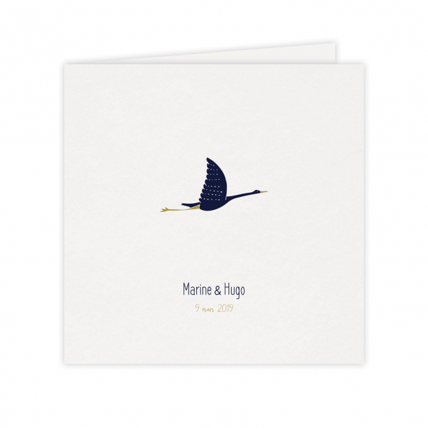 Monsieur Papier - Wedding invitation Grue