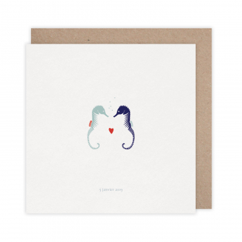 Monsieur Papier - Wedding invitation Hippocampes