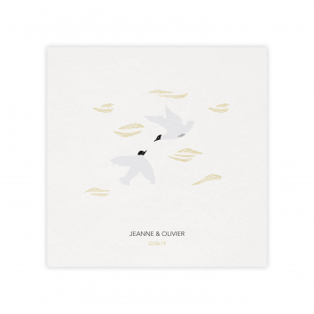 Monsieur Papier - Faire-part mariage Mouettes rieuses