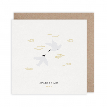 Monsieur Papier - Wedding invitation Mouettes rieuses