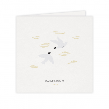 Monsieur Papier - Wedding invitation Mouettes rieuses