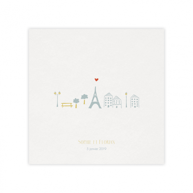Monsieur Papier - Wedding invitation Paris