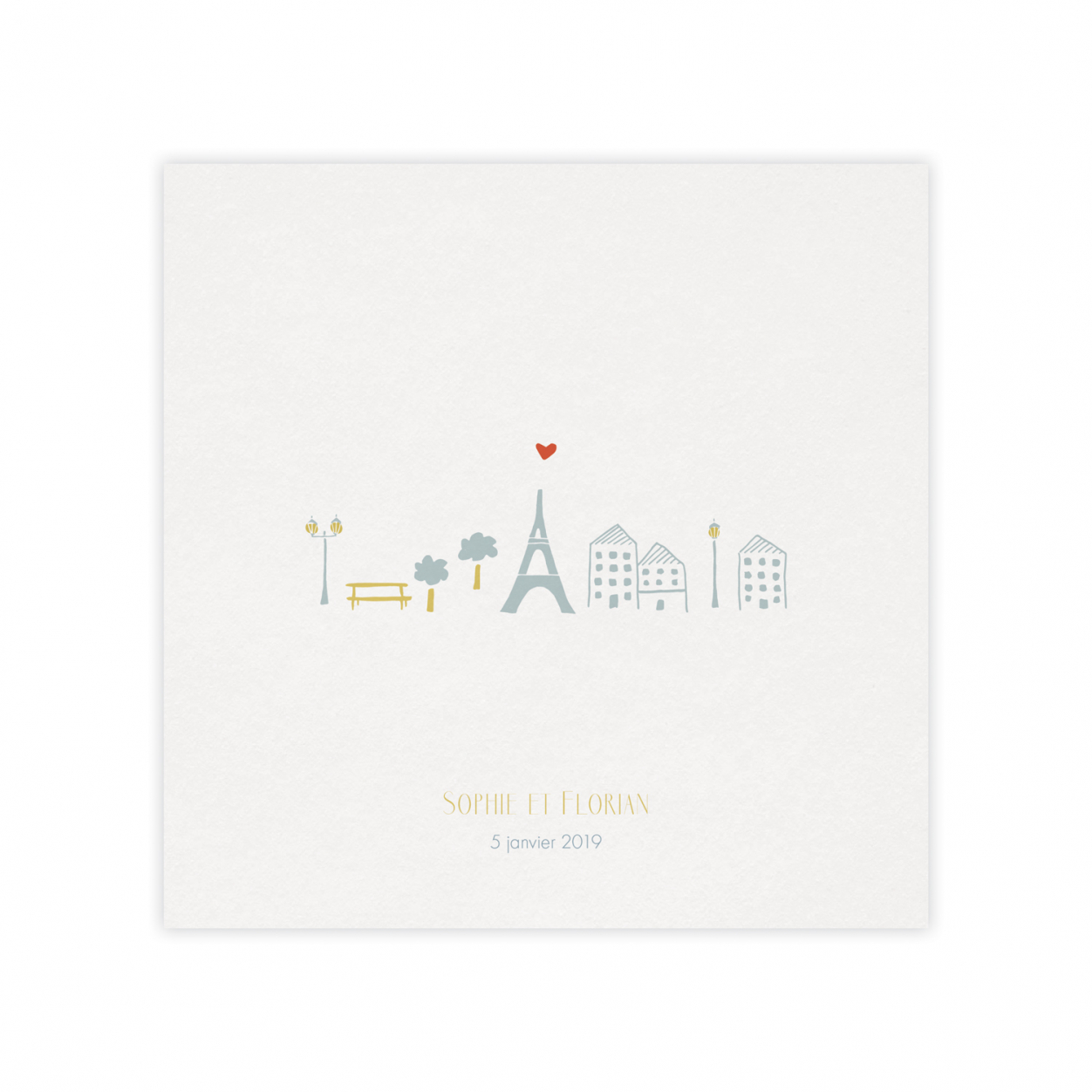 Monsieur Papier - Wedding invitation Paris