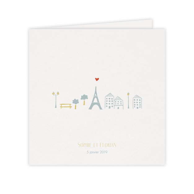 Monsieur Papier - Wedding invitation Paris