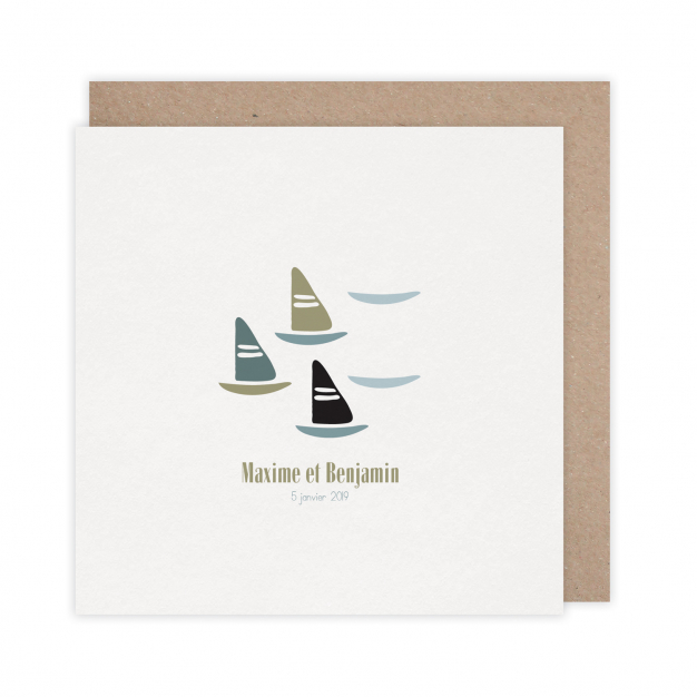 Monsieur Papier - Wedding invitation Régate