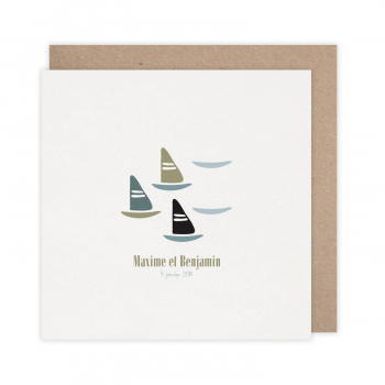 Monsieur Papier - Wedding invitation Régate