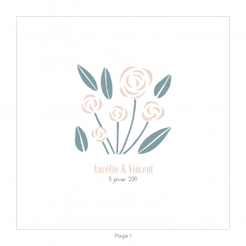 Monsieur Papier - Wedding invitation Rose