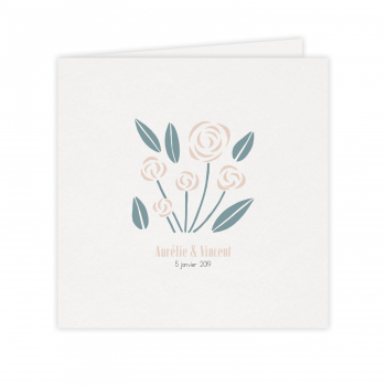 Monsieur Papier - Wedding invitation Rose