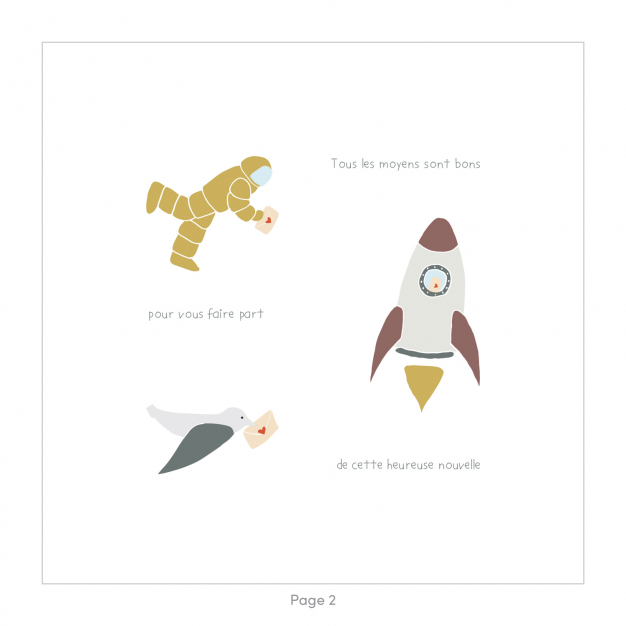 Monsieur Papier - Wedding invitation Voyage