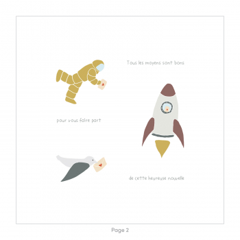 Monsieur Papier - Wedding invitation Voyage