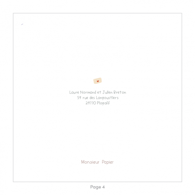 Monsieur Papier - Wedding invitation Voyage