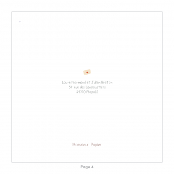 Monsieur Papier - Wedding invitation Voyage