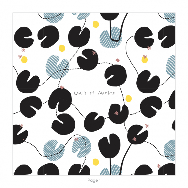 Monsieur Papier - Wedding invitation Waterlili