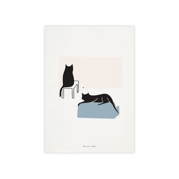 Monsieur Papier - Poster Attente