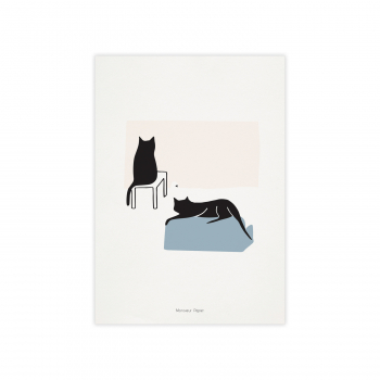Monsieur Papier - Poster Attente