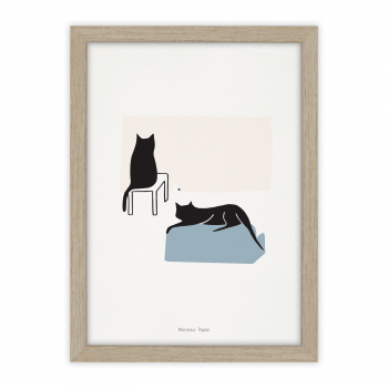 Monsieur Papier - Poster Attente