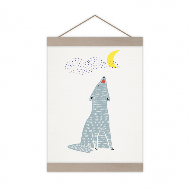 Monsieur Papier - Poster Chant du loup