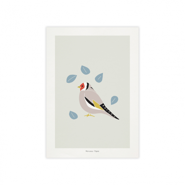 Monsieur Papier - Poster Chardonneret