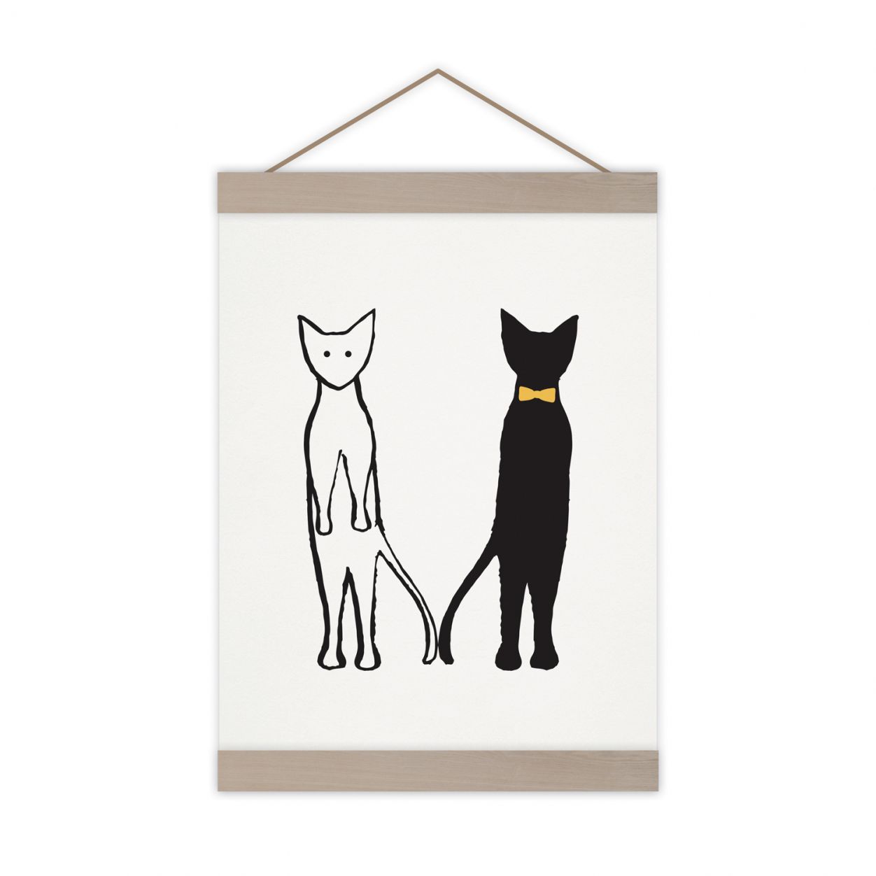 Monsieur Papier - Poster Chats