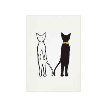 Monsieur Papier - Poster Chats