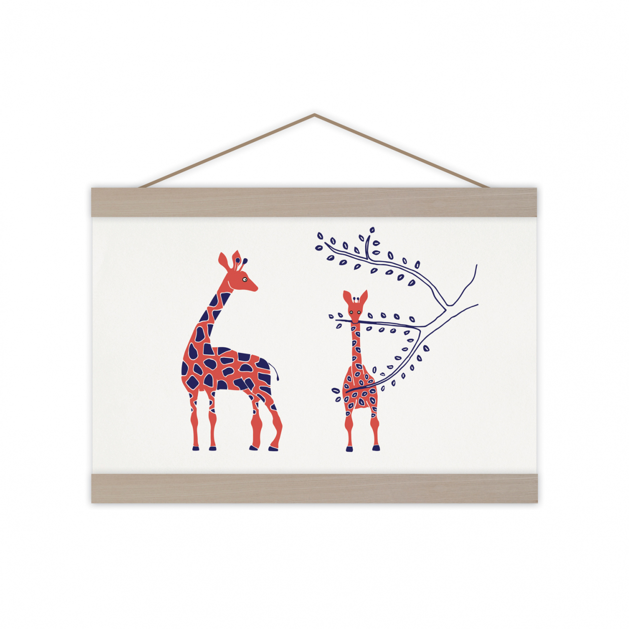 Monsieur Papier - Poster Girafes
