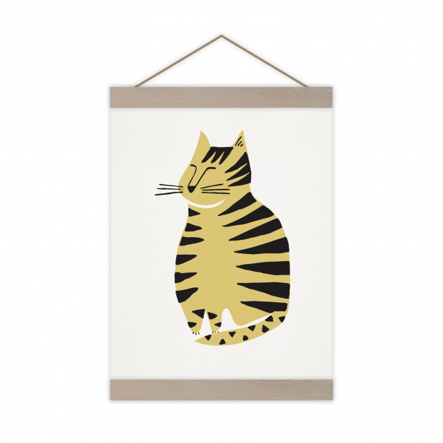 Monsieur Papier - Poster Gros chat