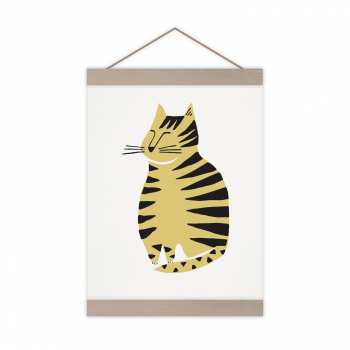 Monsieur Papier - Poster Gros chat