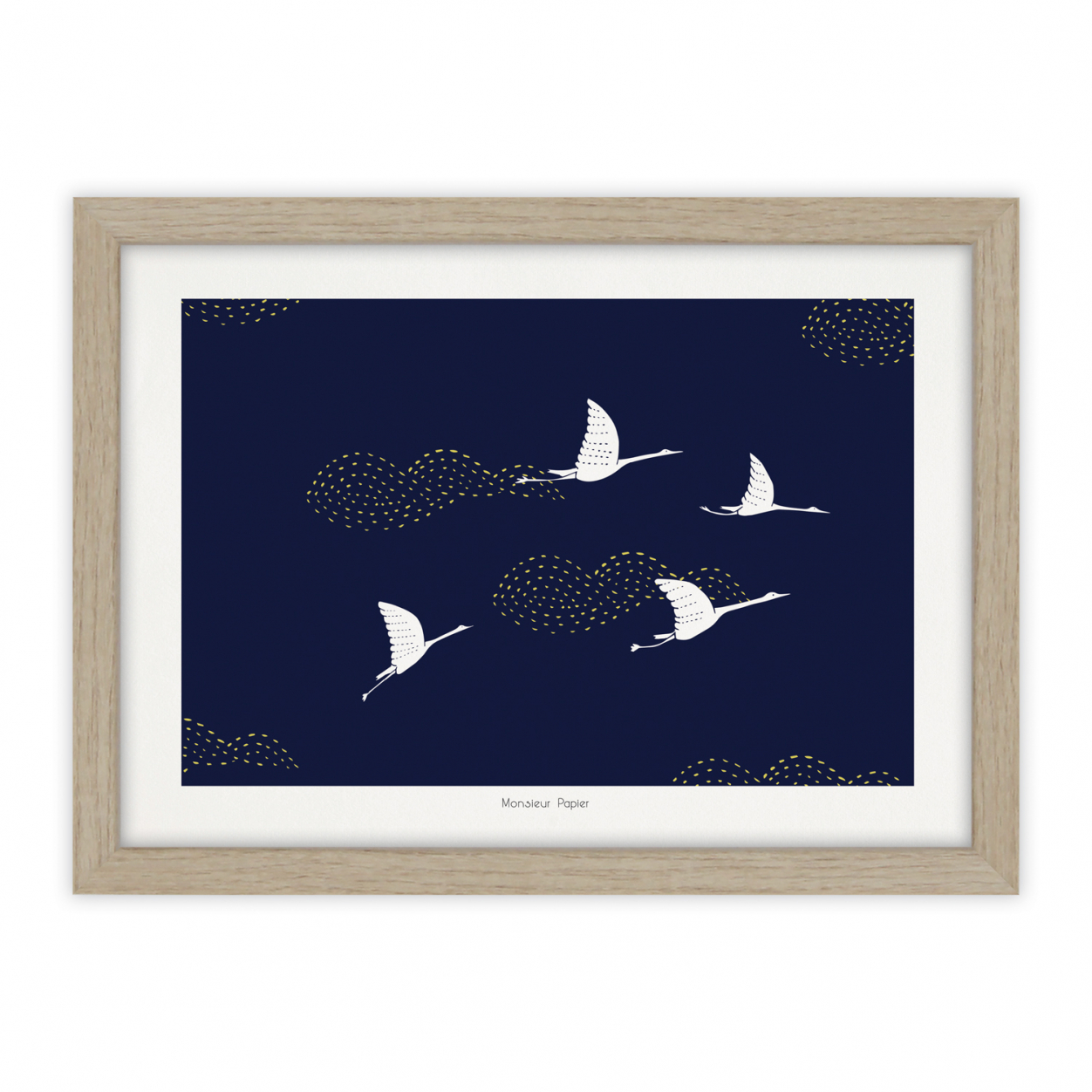 Monsieur Papier - Poster Vol de nuit