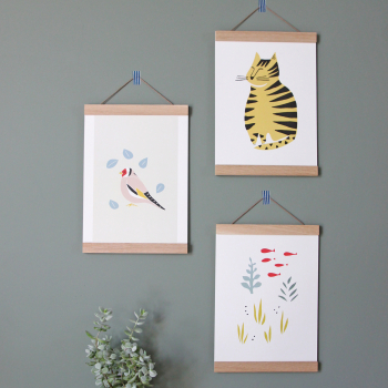 Monsieur Papier - Magnetic poster holder  portrait