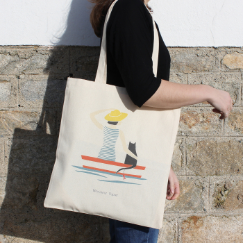 Monsieur Papier - Tote bag Barque