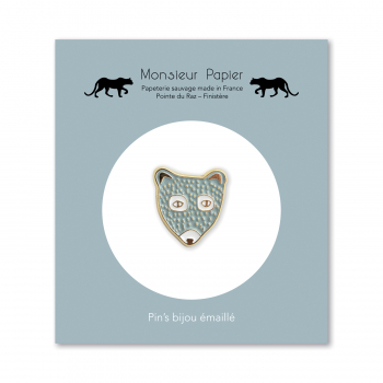 Monsieur Papier - Enamel pin Ours