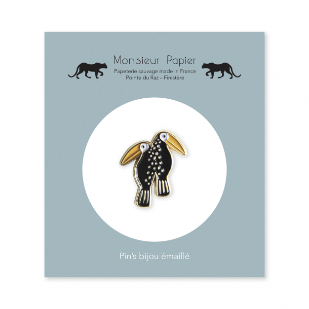 Monsieur Papier - Enamel pin Toucans