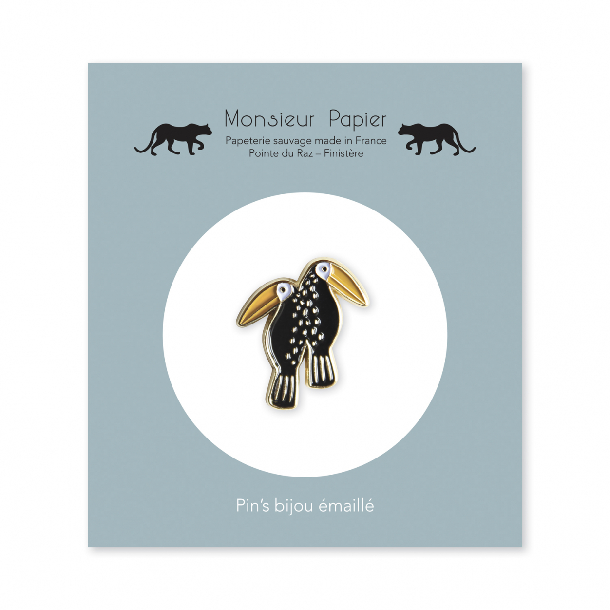 Monsieur Papier - Enamel pin Toucans