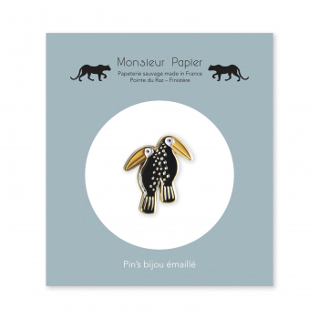 Monsieur Papier - Enamel pin Toucans