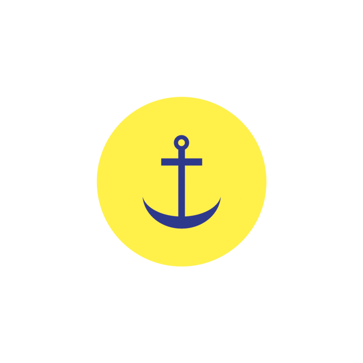 Monsieur Papier - Badge Ancre