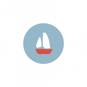 Monsieur Papier - Badge Bateau