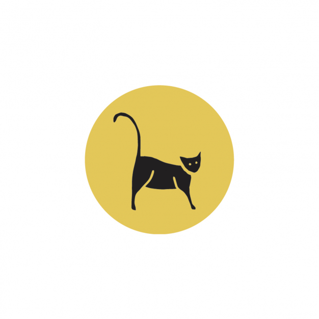 Monsieur Papier - Badge Meow