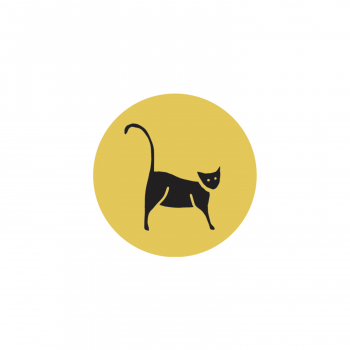 Monsieur Papier - Badge Meow