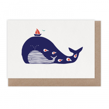 Monsieur Papier - Card Baleine rayée