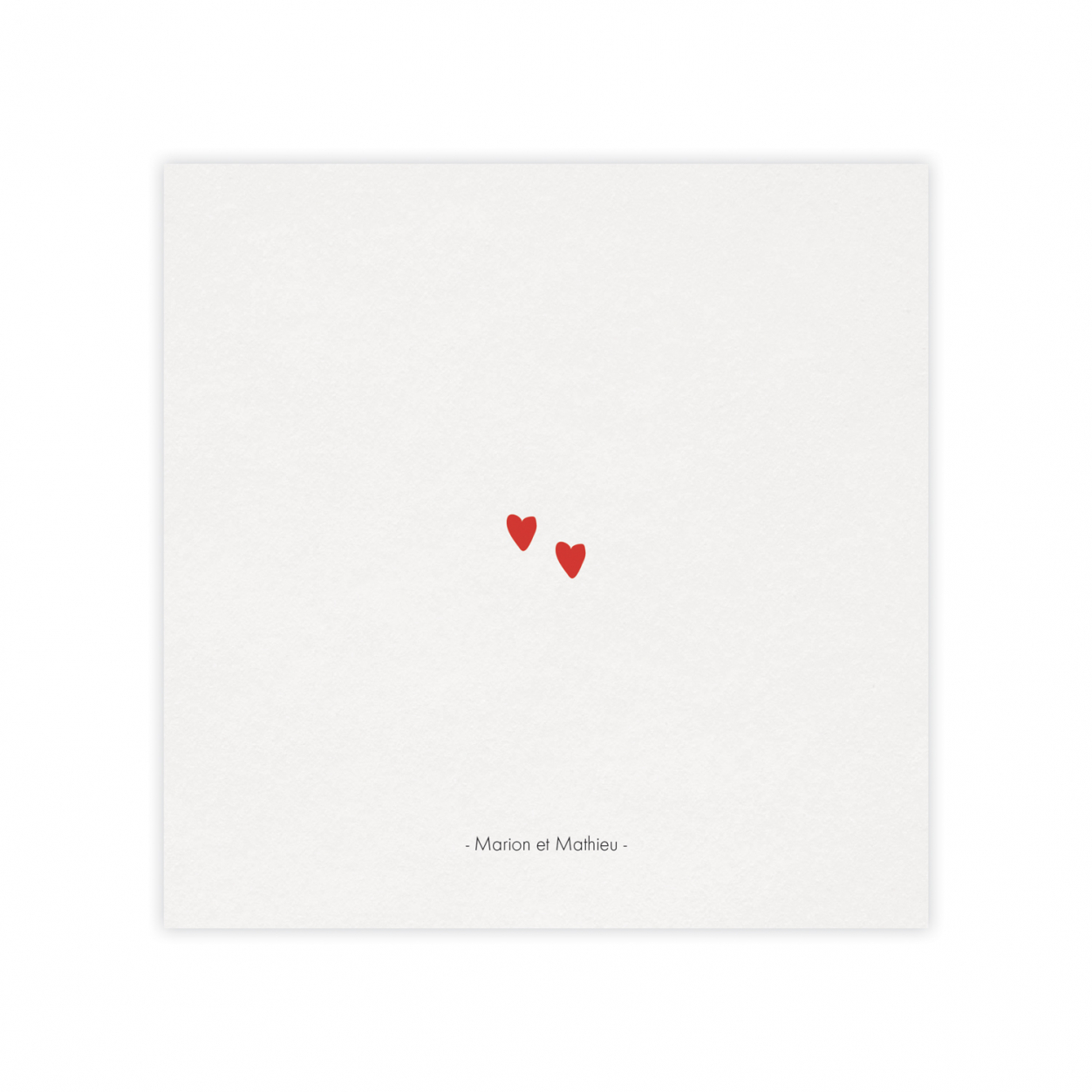 Monsieur Papier - Wedding invitation Curs