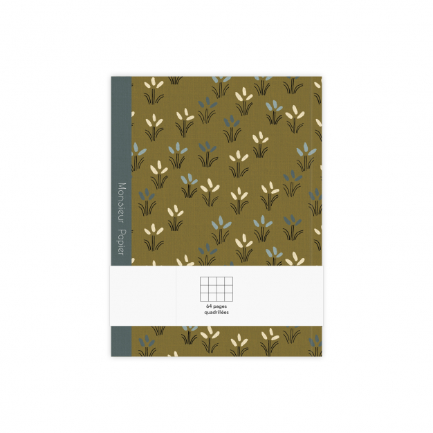 Monsieur Papier - Squared notebook small size Grainette