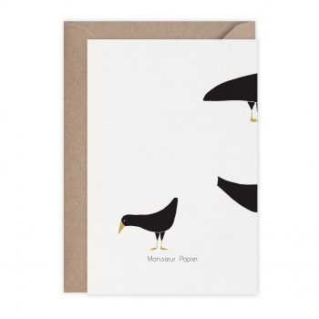 Monsieur Papier - Card Vol de nuit